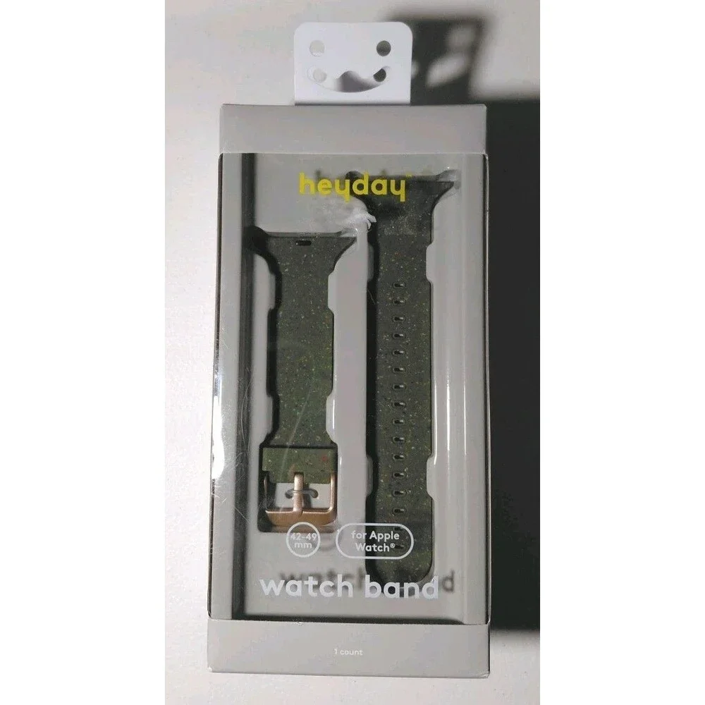 Apple Watch Silicone Band 42-49mm - Heyday Olive Speckle